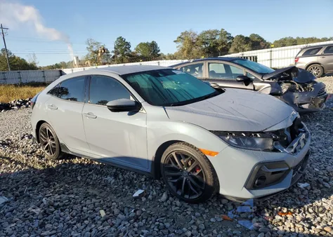 2020 Honda Civic Sport из США, поврежденный, VIN SHHFK7H46LU215388